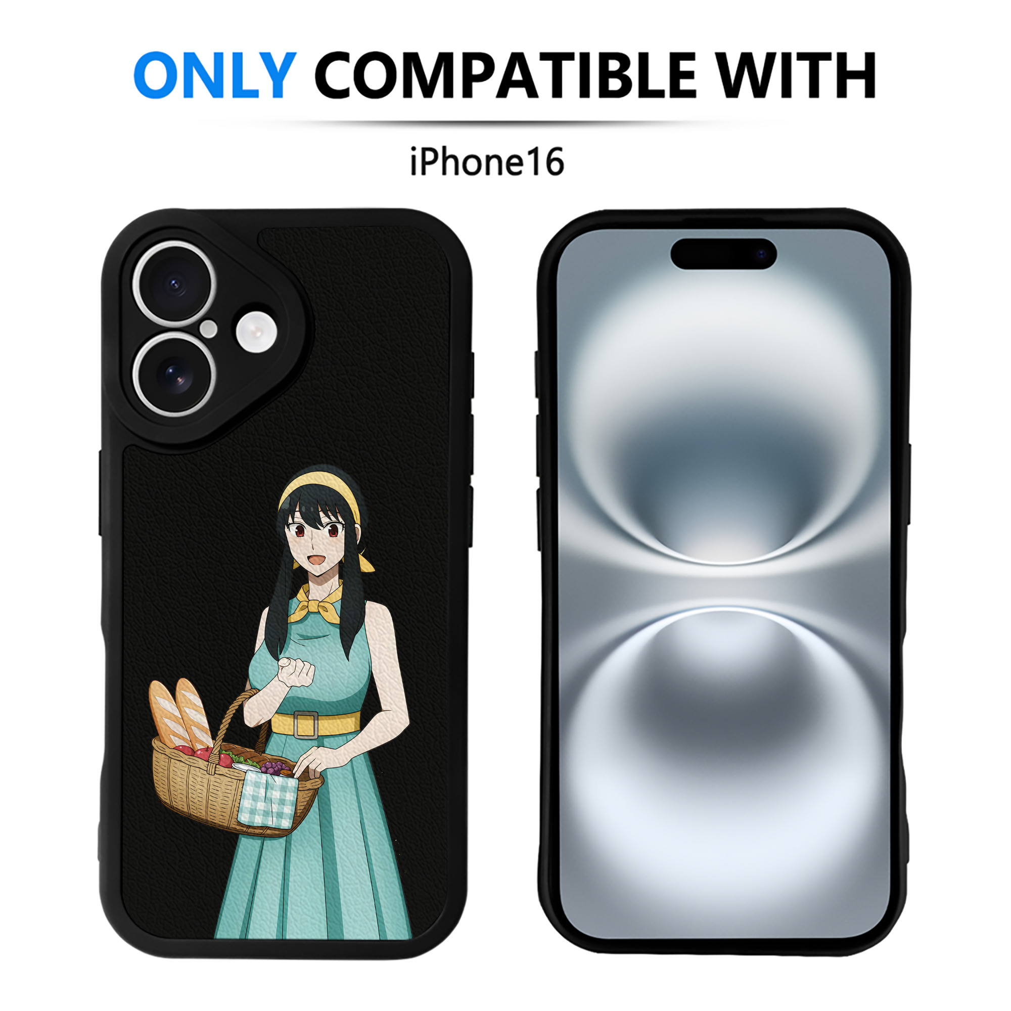 （画像用） SPY×FAMILY间谍家家酒 【iPhone 16シリーズ対応】シリコンスマホケース（レザー調） 材質：シリコン
